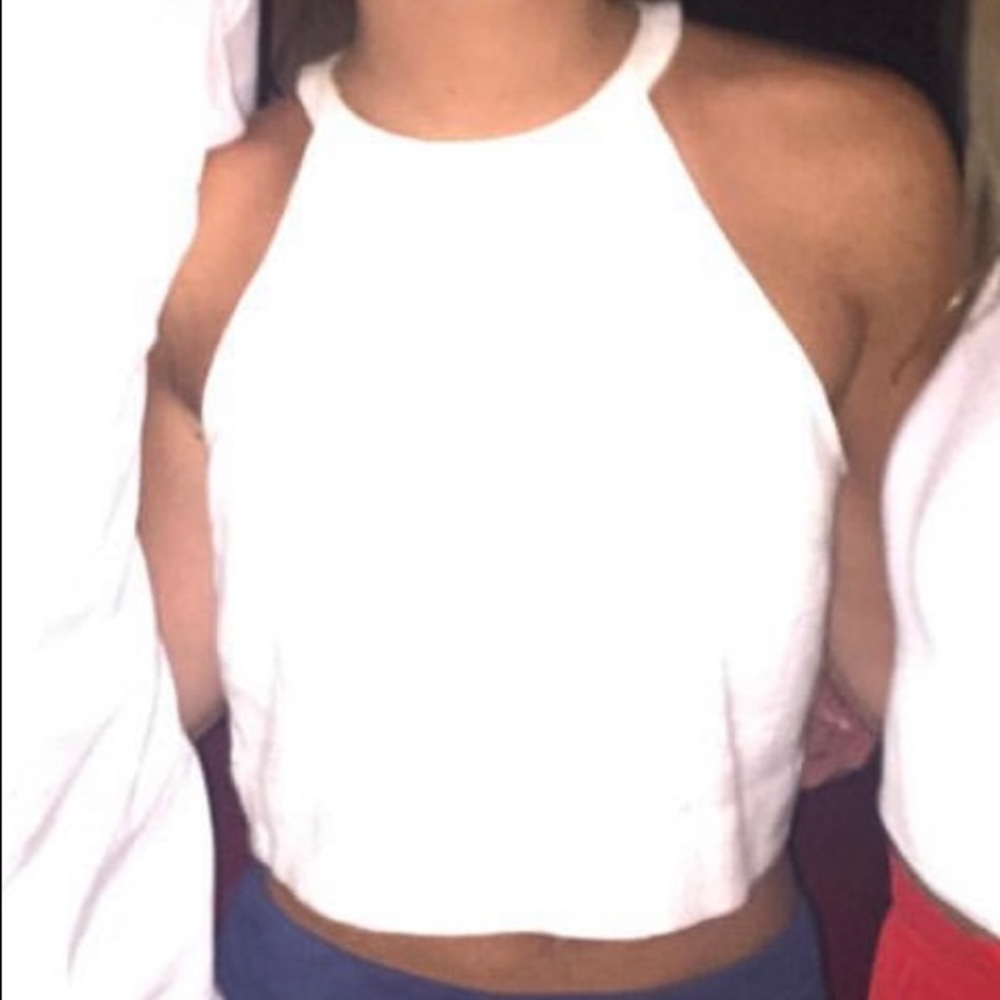 ALC linen crop top